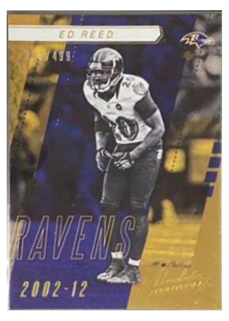 2017 Panini Absolute Ed Reed #106 card