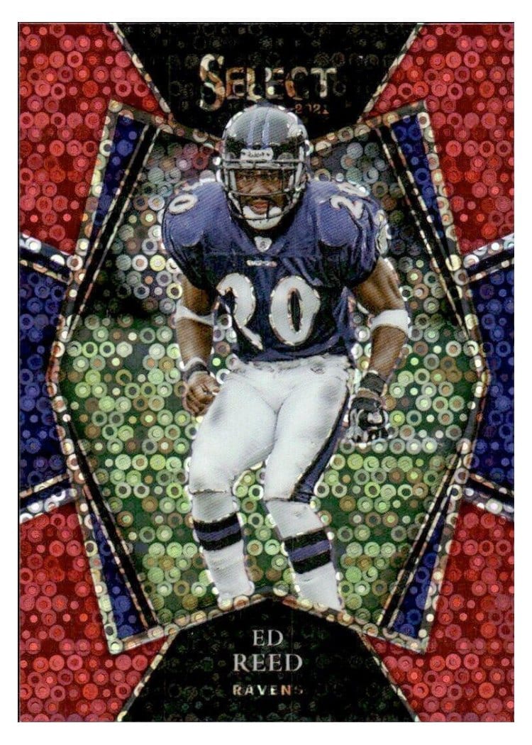 2021 Panini Select Ed Reed Red Disco #140 card