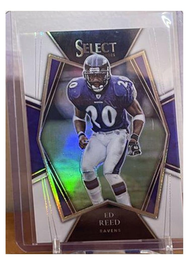2021 Panini Select Ed Reed White #140 card