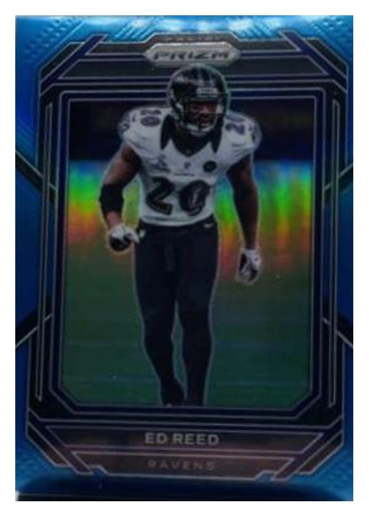 2022 Panini Prizm Base Set Ed Reed Light Blue #28 card