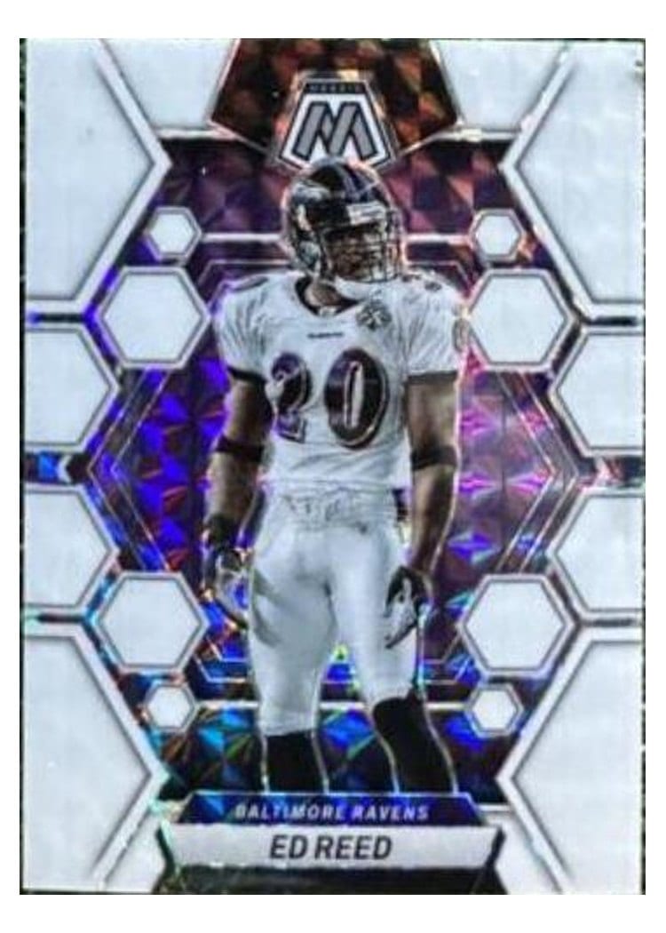 2023 Panini Mosaic Base Set Ed Reed White #19 card