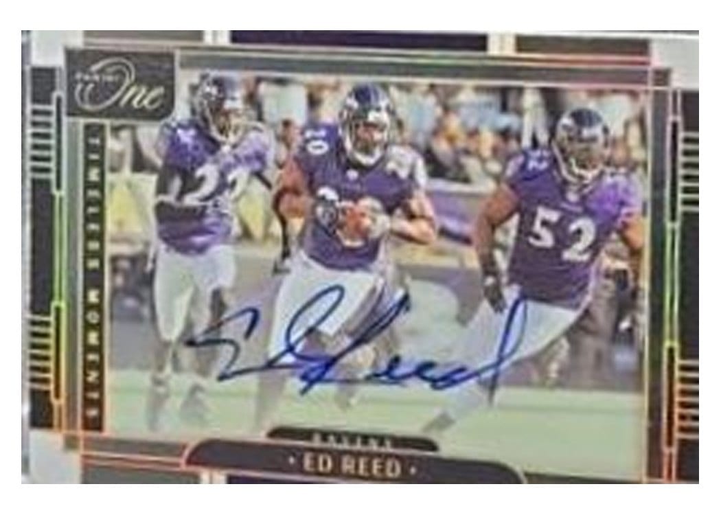 2023 Panini One Timeless Moments Autographs Ed Reed #279 card