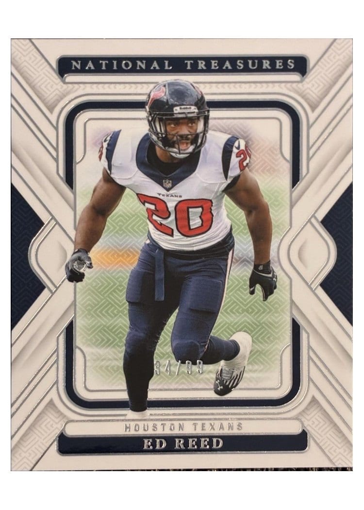 2024 Panini National Treasures Ed Reed #41 card