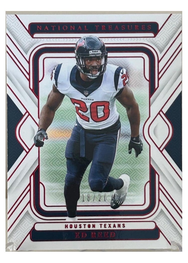 2024 Panini National Treasures Ed Reed #41 card