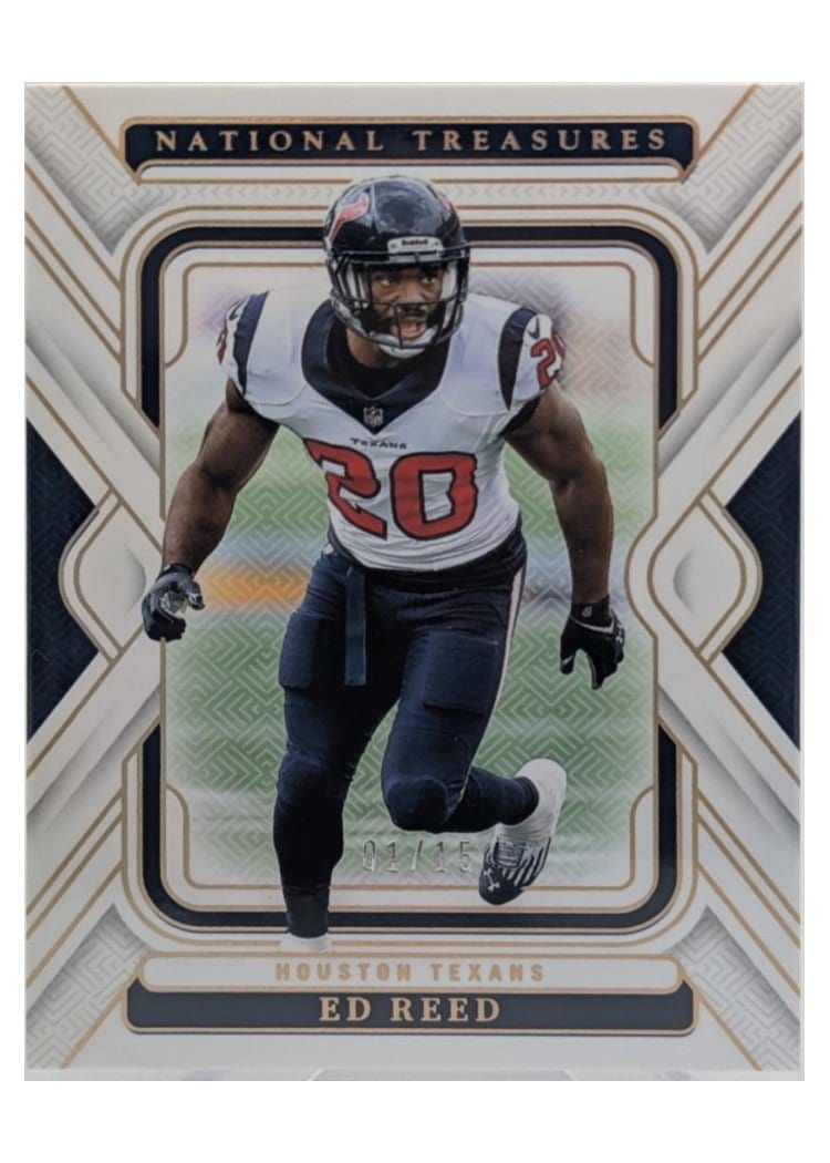 2024 Panini National Treasures Ed Reed #41 card