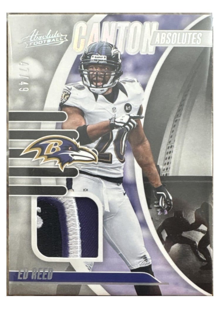 2025 Panini Absolute Canton Absolutes Ed Reed #CA-ER card