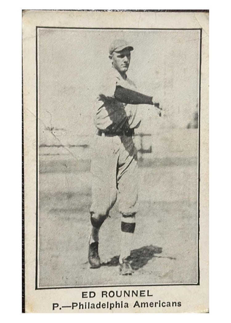 1922 E121 American Caramel Series of 120 Ed Rounnel Rommel card