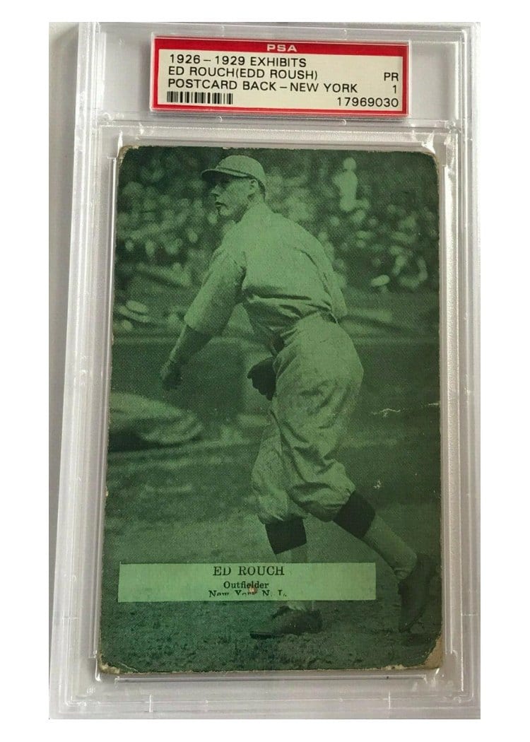 1926 Exhibits Ed. Roush card
