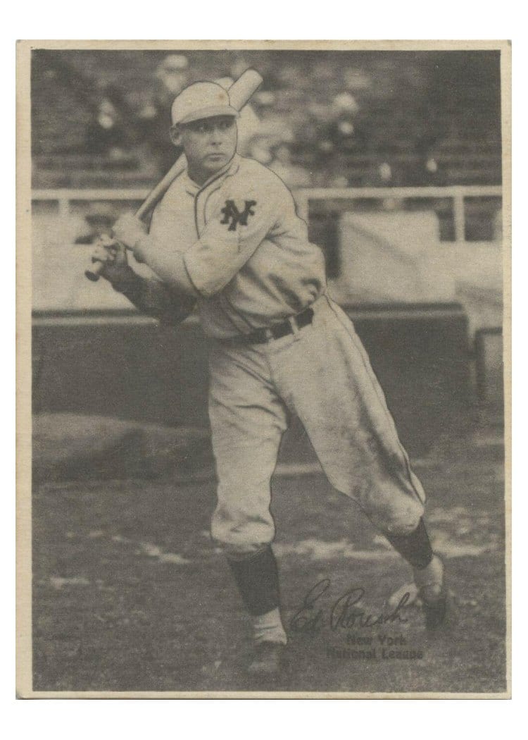 1929 R316 Kashin Publications Ed Roush card