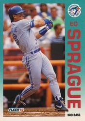 1992 Fleer Base Set Ed Sprague #340 card
