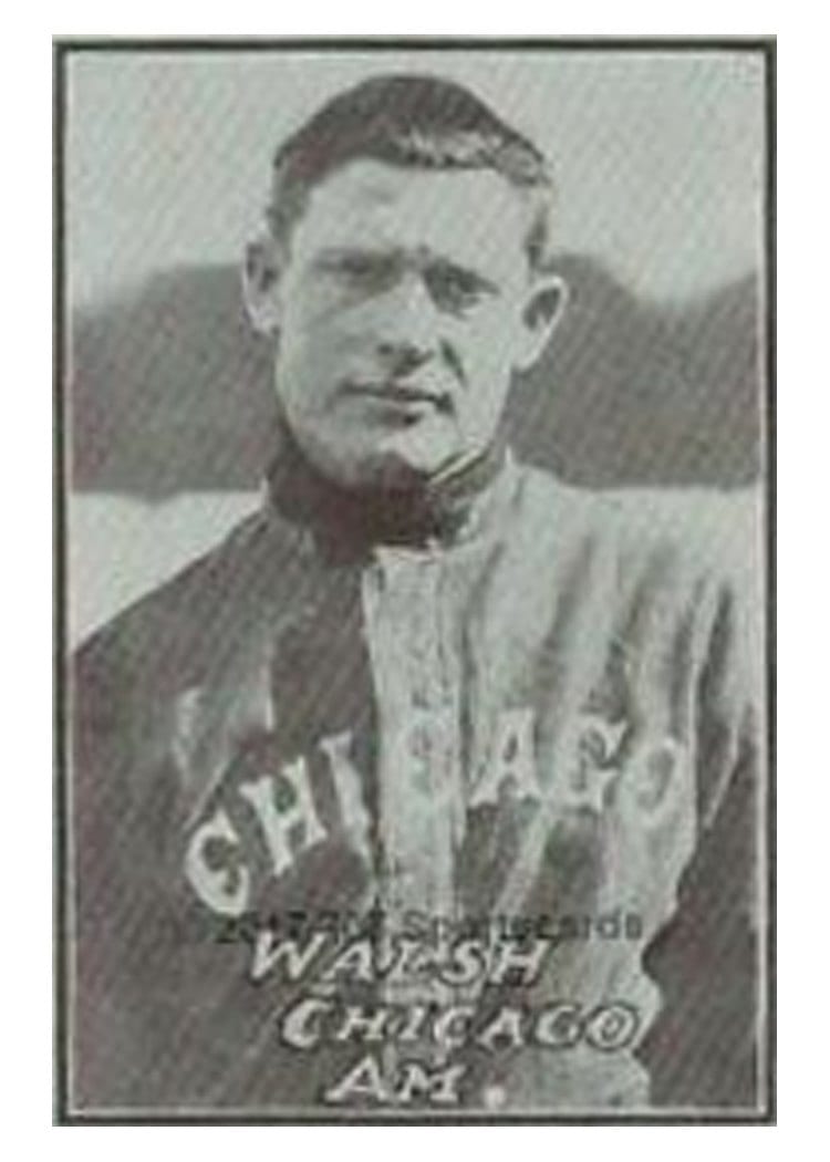 1913 National Game Ed Walsh card