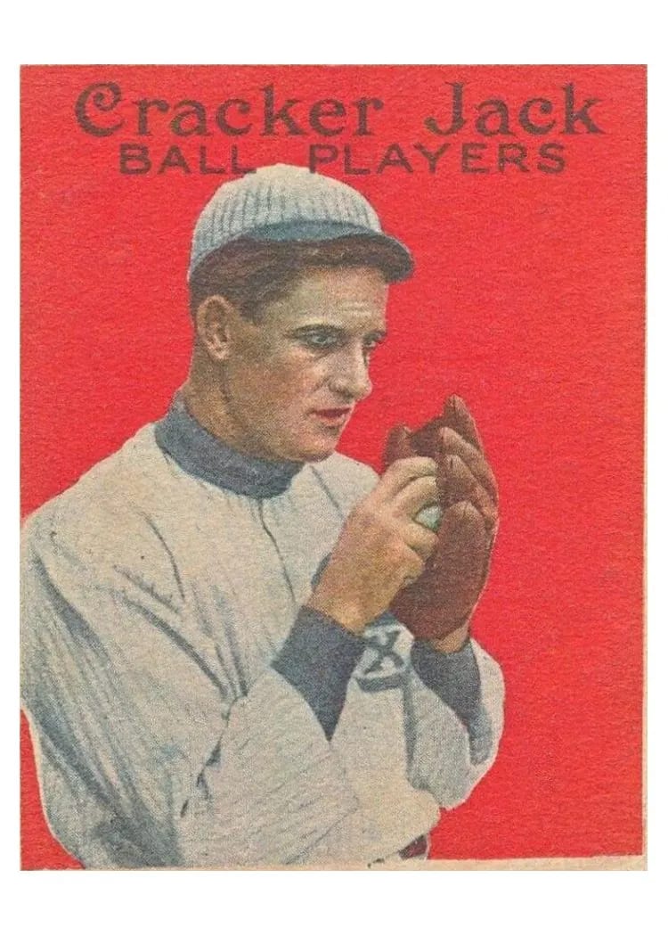 1914 Cracker Jack Ed Walsh #36 card
