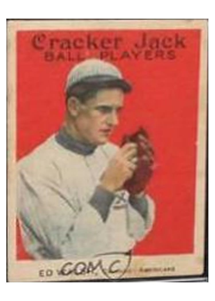 1915 Cracker Jack Ed Walsh #36 card