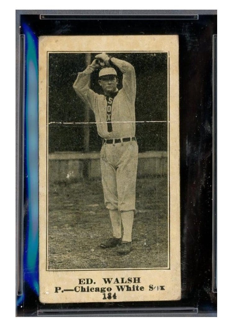 1916 M101 4 Sporting News Ed. Walsh #184 card
