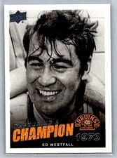 2023-24 Upper Deck Boston Bruins Centennial Capturing a Champion Ed Westfall #CC-6 card