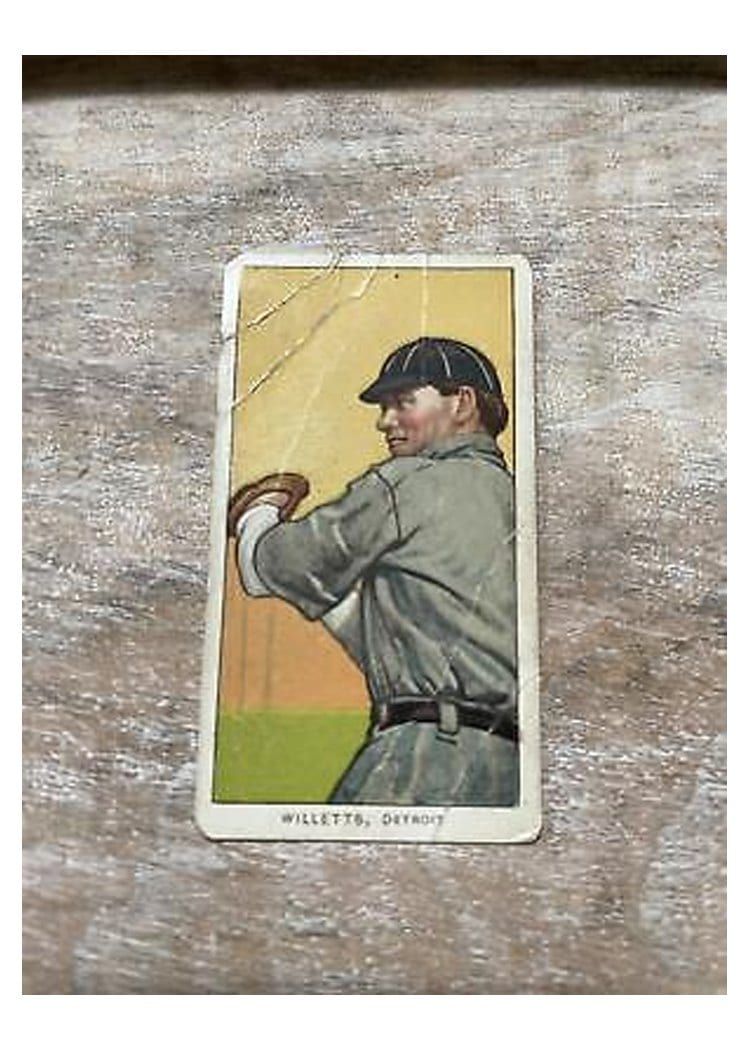 1909 T206 Tolstoi Ed Willett card