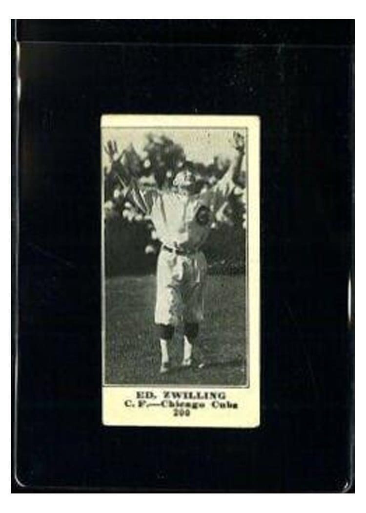 1916 M101 4 Sporting News Ed. Zwilling #200 card