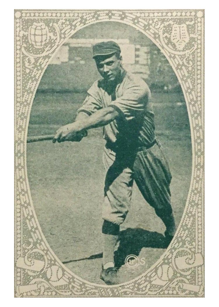 1922 E120 American Caramel Eddie Ainsmith card