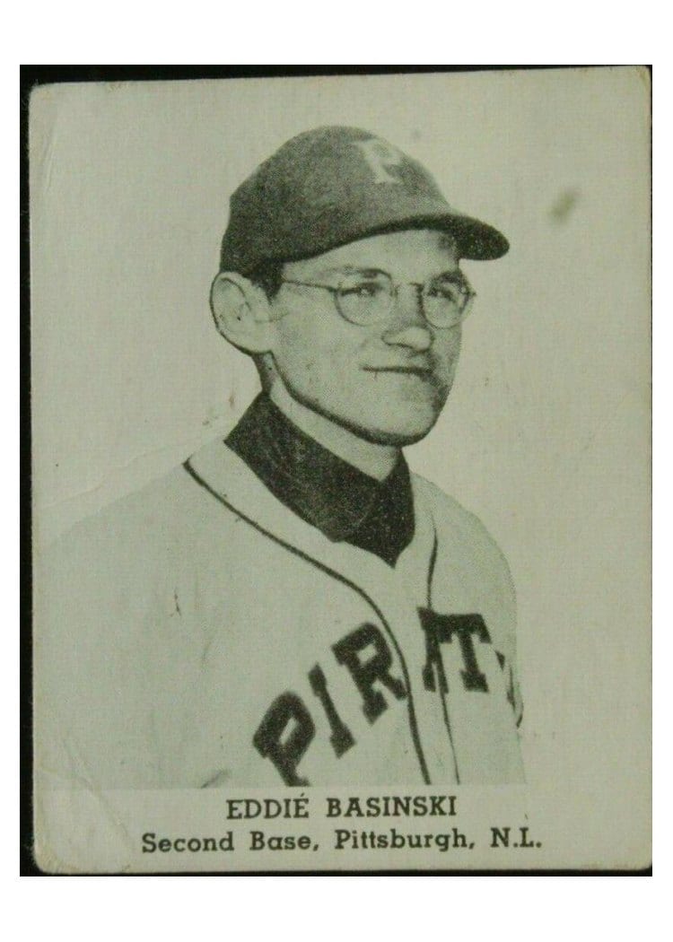 1947 Tip Top Bread Eddie Basinski card
