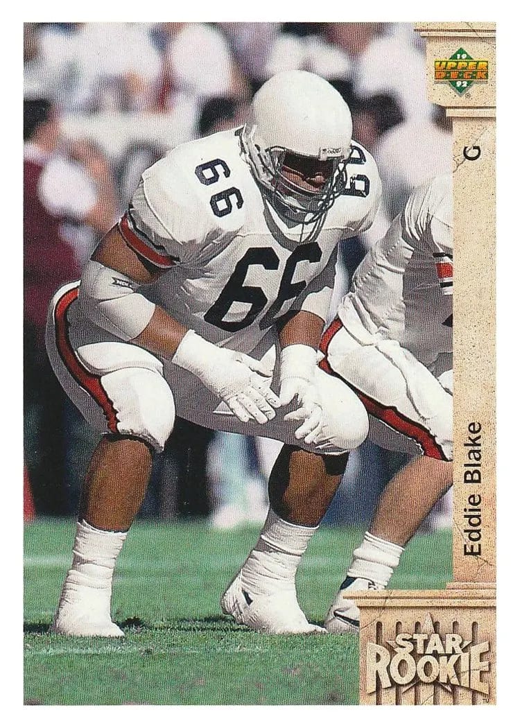 1992 Upper Deck Eddie Blake #3 card