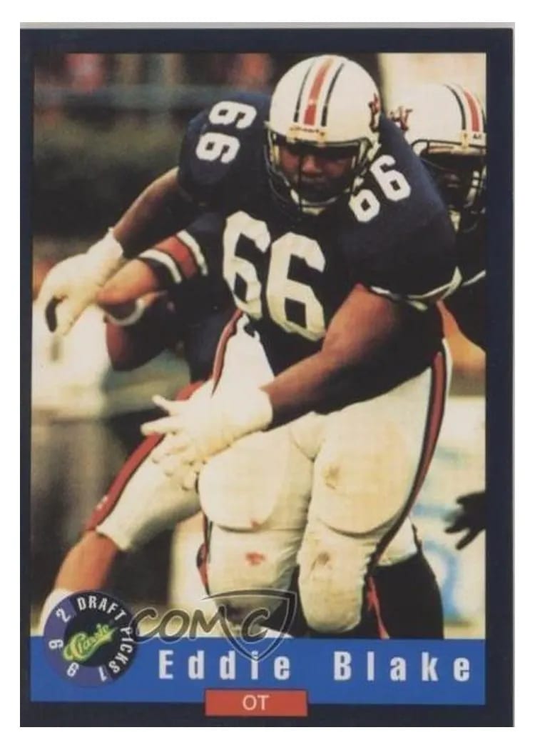 1993 Classic Draft Stars Eddie Blake #96 card