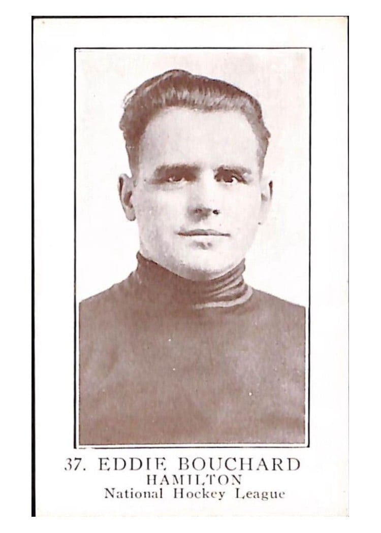 1923 V145-1 Paterson Eddie Bouchard #37 card