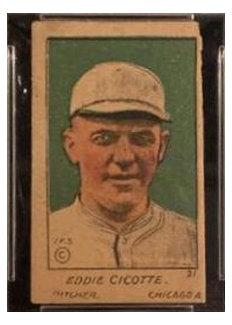1920 W516 1 Eddie Cicotte #21 card