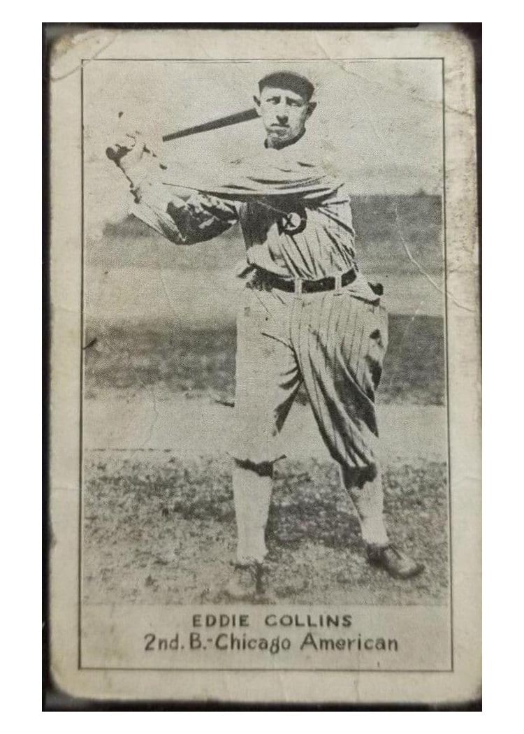 1921 E220 National Caramel Eddie Collins card