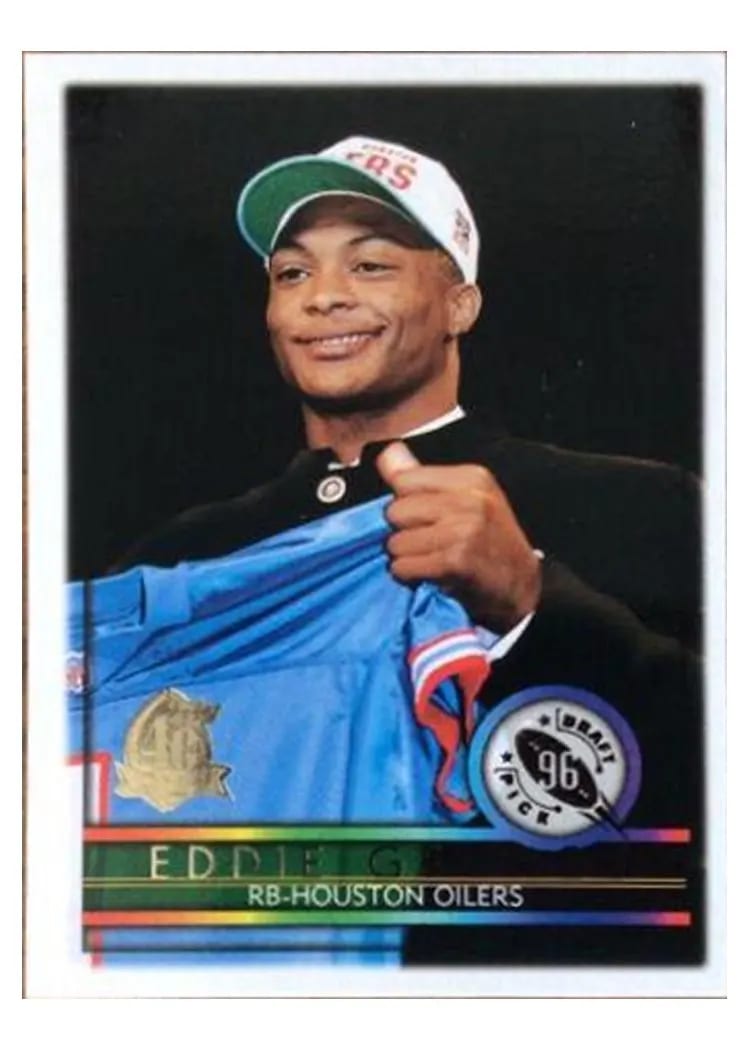 1996 Topps Eddie George #435 card