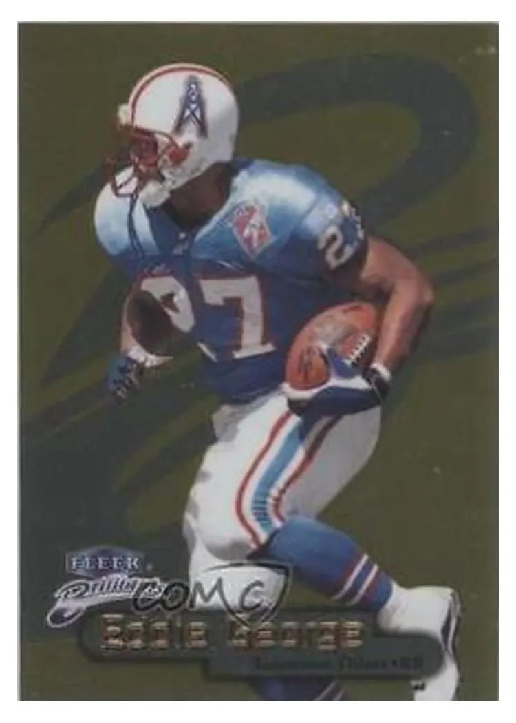 1998 Fleer Brilliants Eddie George #42G card