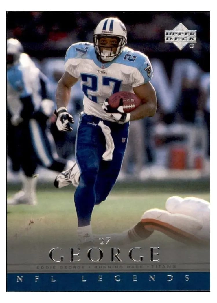 2000 Upper Deck Legends Eddie George #85 card