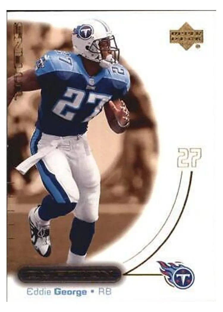 2000 Upper Deck Ovation Eddie George #57 card