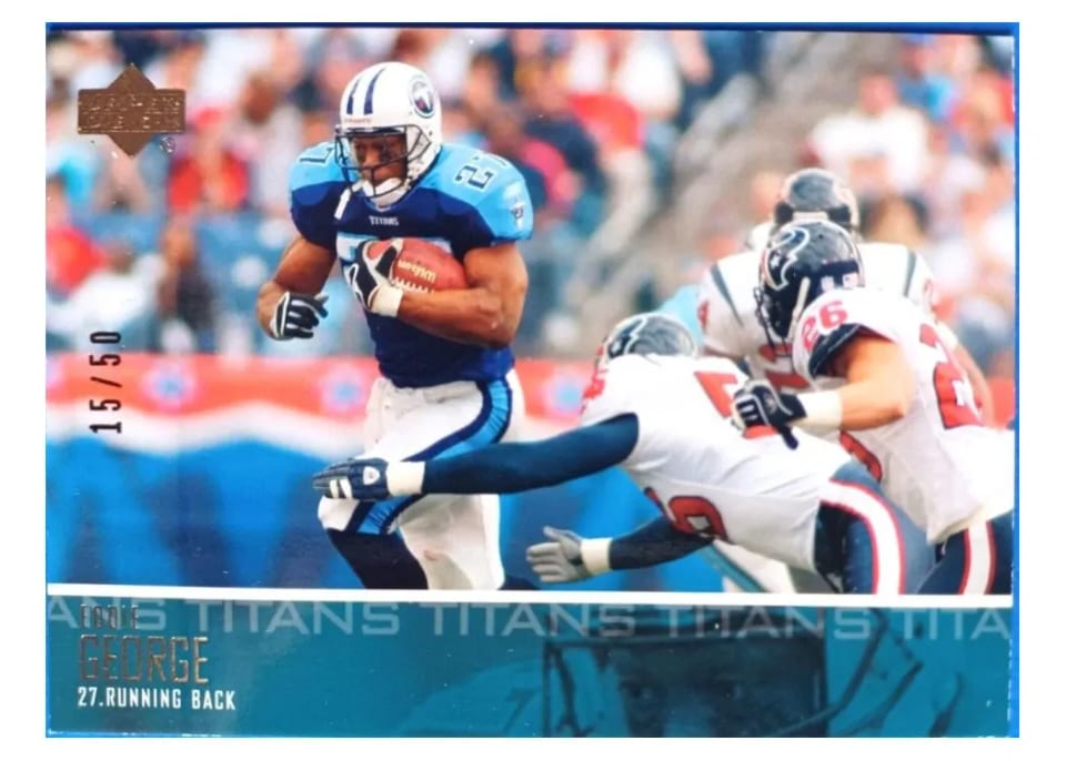 2003 Upper Deck Eddie George #27 card