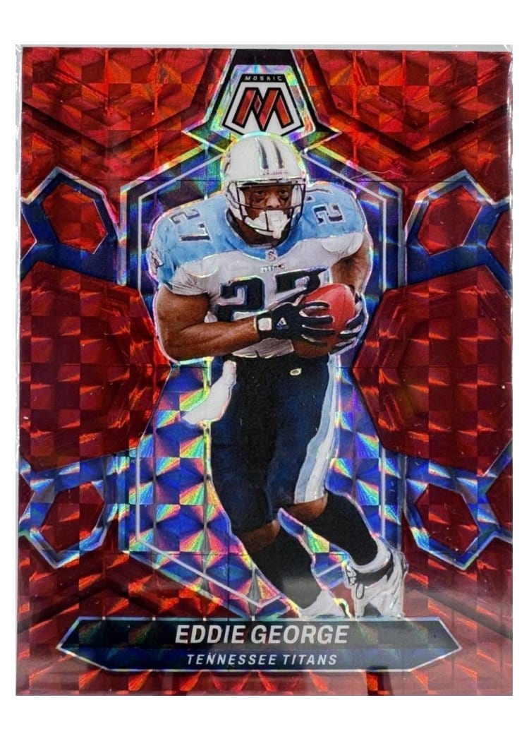 2024 Panini Mosaic Base Set Eddie George Red #232 card