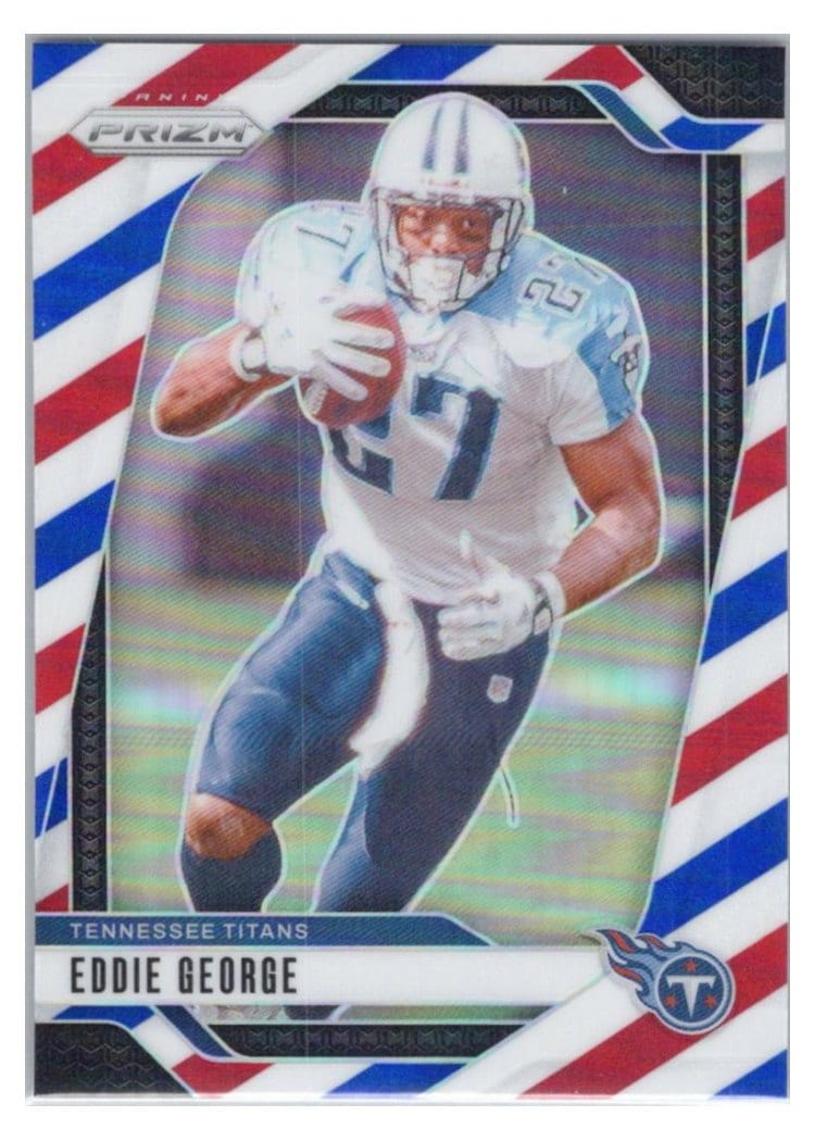 2024 Panini Prizm Base Set Eddie George Red White Blue #285 card