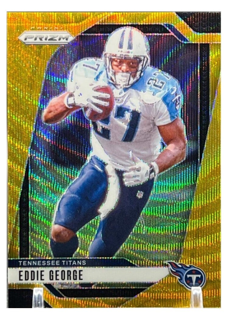 2024 Panini Prizm Base Set Eddie George Wave Gold #285 card