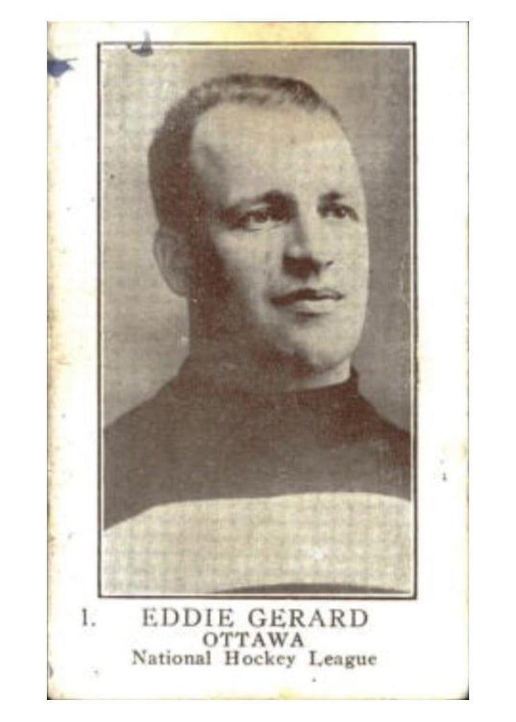 1923 V145-1 Paterson Eddie Gerard #1 card