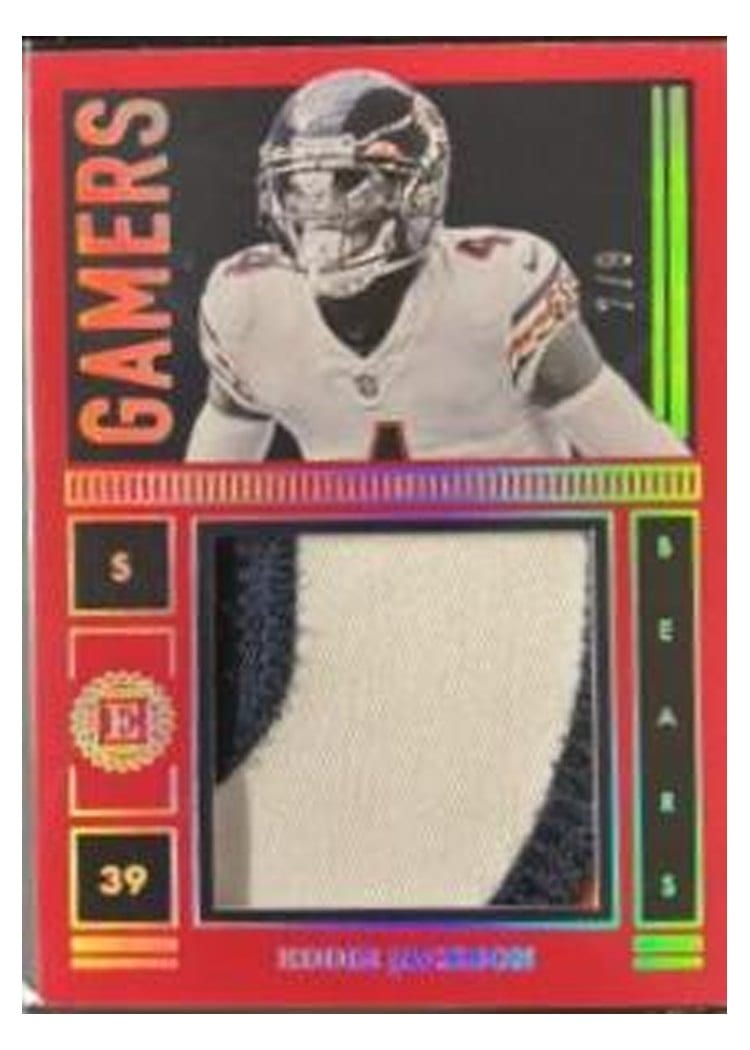 2022 Panini Encased Gamers Jumbo Jerseys Eddie Jackson #GJJ-7 card