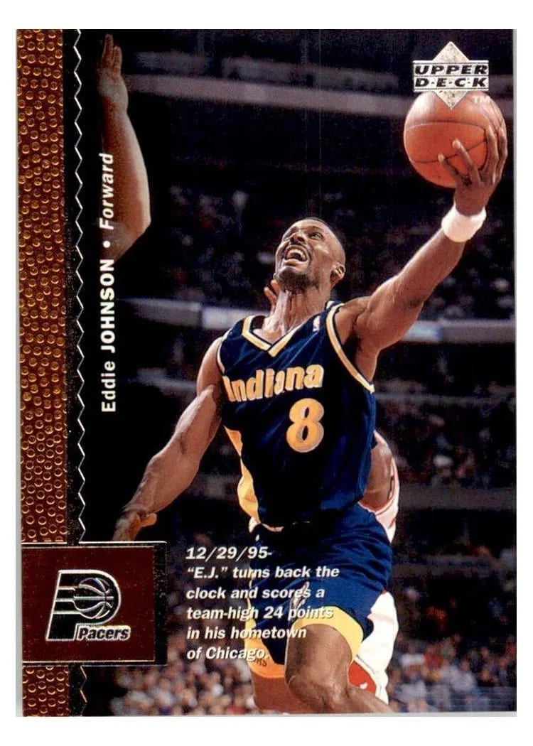 1996 Upper Deck Eddie Johnson #50 card