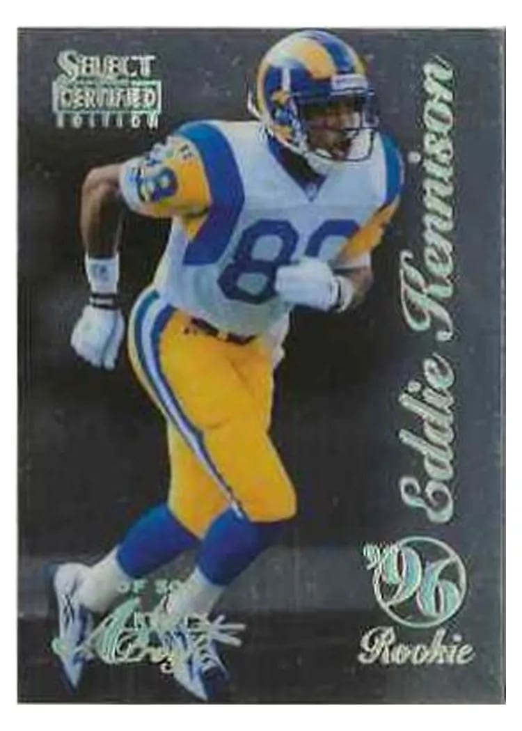1996 Select Certified Eddie Kennison #110 card