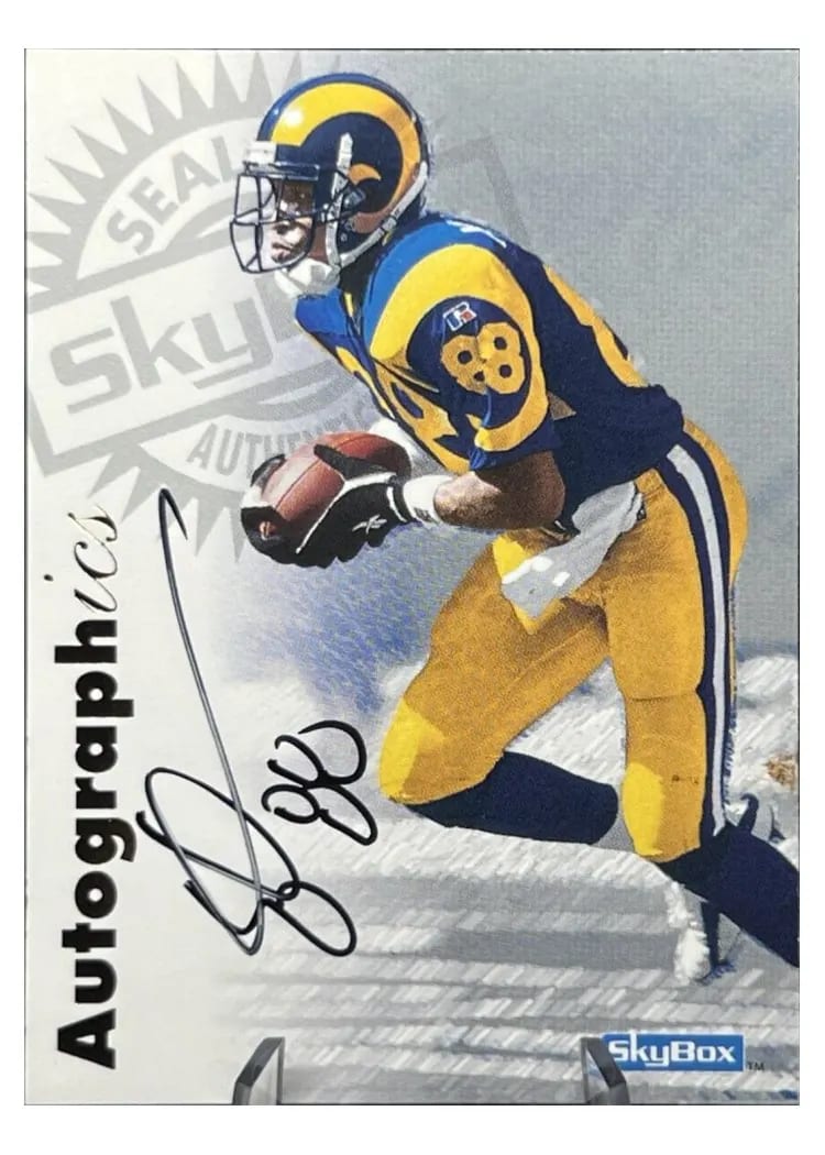 1997 Skybox Premium Autographics Eddie Kennison card