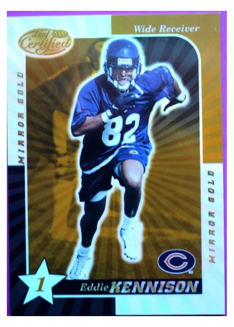 2000 Leaf Certified Eddie Kennison #28 card