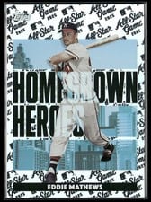 2025 Topps All Star Game Homegrown Heroes Eddie Mathews #HH-24 card