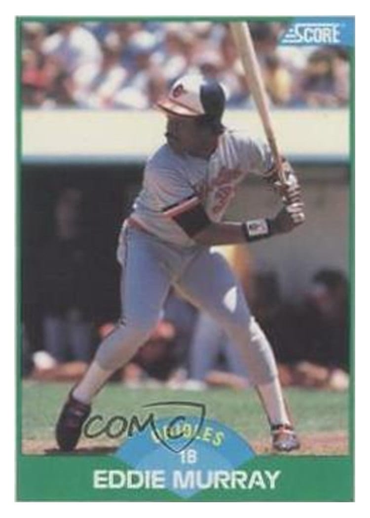 1989 Score Eddie Murray #94 card