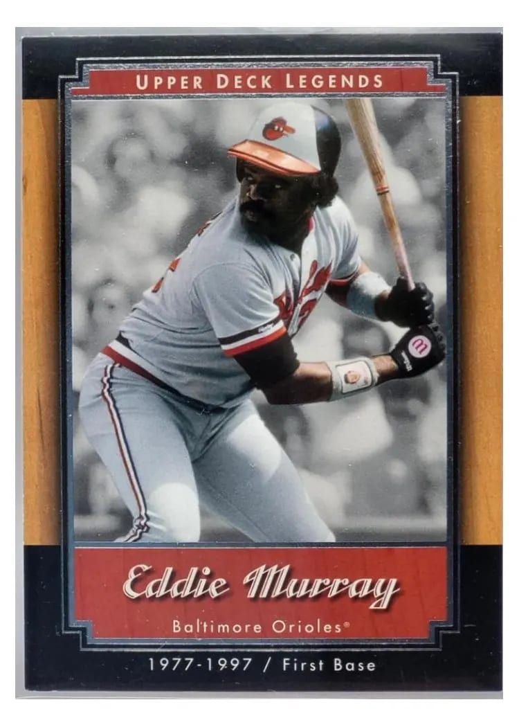 2001 Upper Deck Legends Eddie Murray #18 card