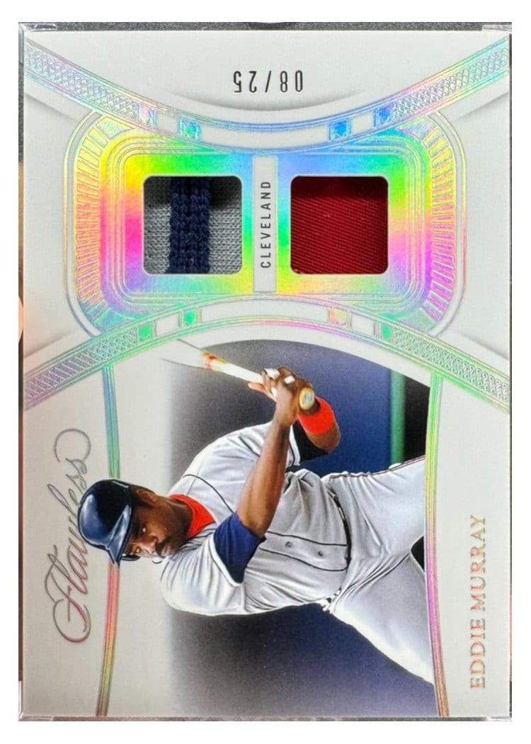 2024 Panini Flawless Dual Patches Eddie Murray #DU-EMY card