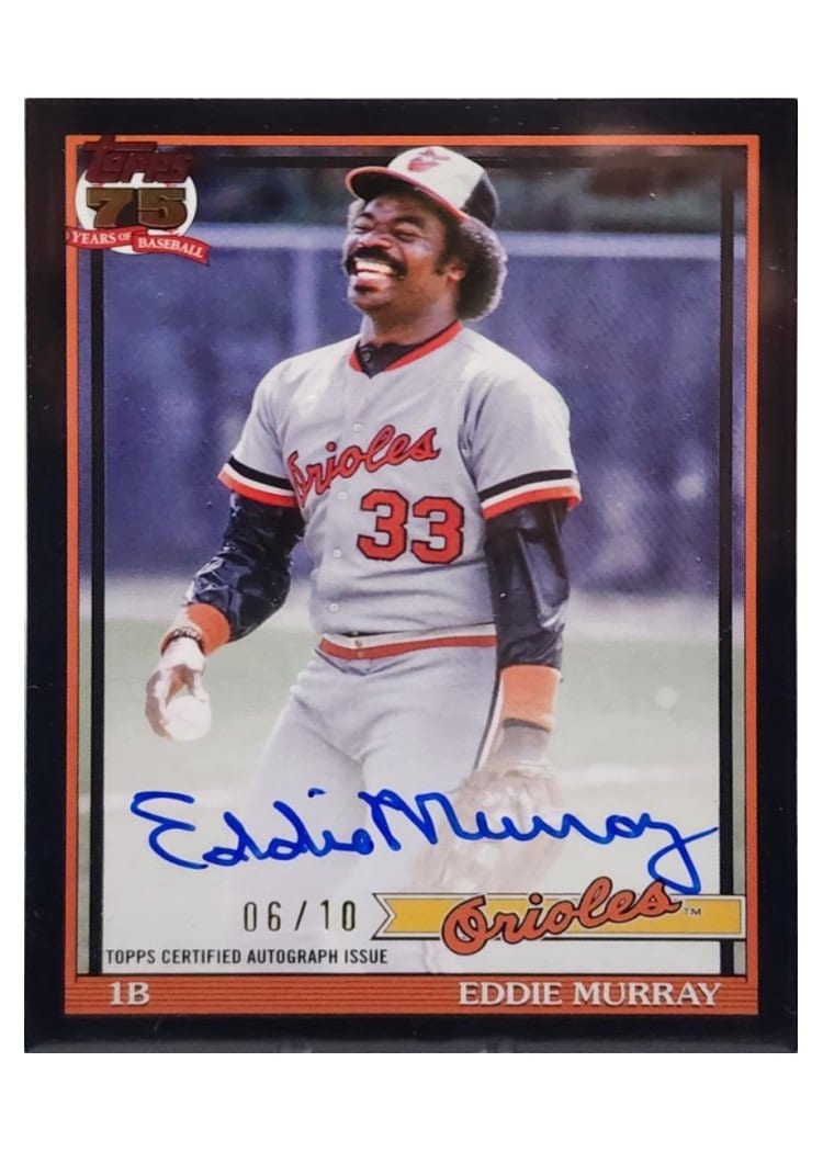 2026 Topps 1991 Topps Autographs Eddie Murray #91A-EMU card