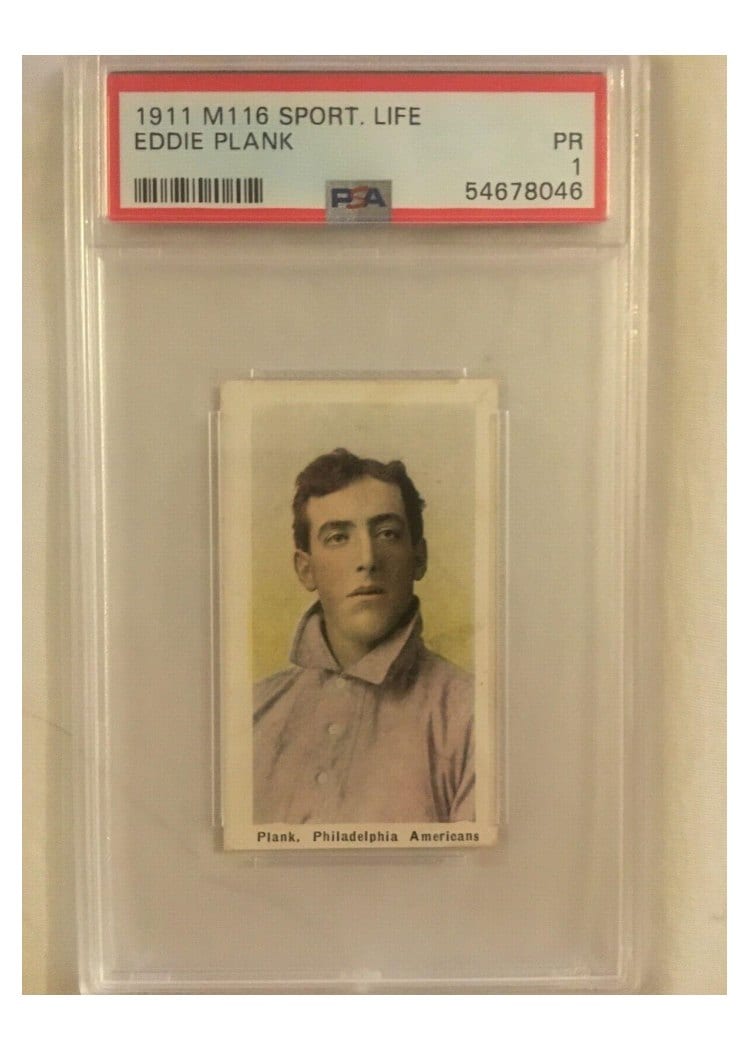 1911 M116 Sporting Life Eddie Plank card
