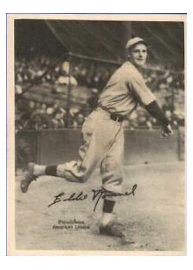 1929 R316 Kashin Publications Eddie Rommel card