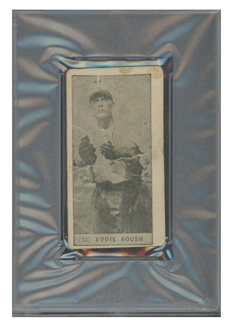 1928 Yuengling's Ice Cream Eddie Roush #53 card